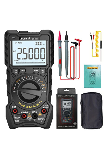 Choice ZT-225 ZOYI ZT-225 High-Precision Auto-ranging Smart Multimeter Anti-b...