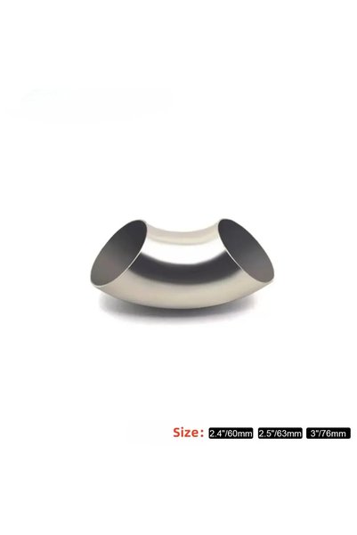 Choice1 76mm 90 Degree Bend Elbow Pipe 201 Stainless Steel Tube Curve Pipe OD...