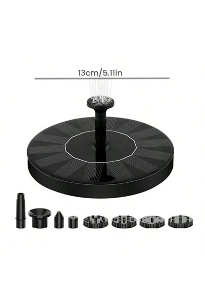 Choice نافورة مياه تعمل بالطاقة الشمسية مقاس 13 سم، بركة سباحة، نافورة شلال، ...
