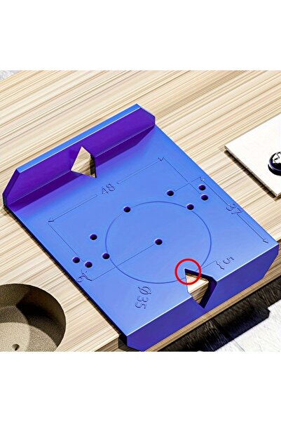 Choice مسطرة تحديد موضع تثبيت المفصلات (قطعة واحدة) - أداة مساعدة لتركيب المف...