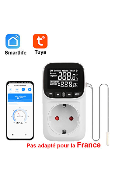 Choice1 جهاز تحكم رقمي في درجة الحرارة من تويا، 230 فولت، قطعة واحدة، منظم حر...
