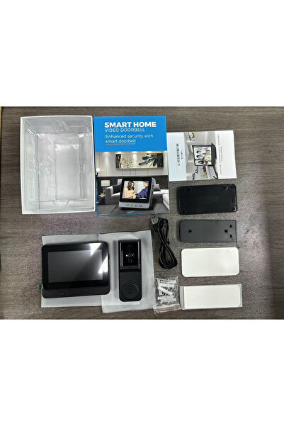 Choice جرس باب فيديو لاسلكي بشاشة IPS مقاس 4.3 بوصة، لا يحتاج إلى بطاقة ذاكرة...