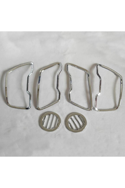 Choice ABS Chrome 6PCS Car-Styling Car interior air vent decorative trim fram...