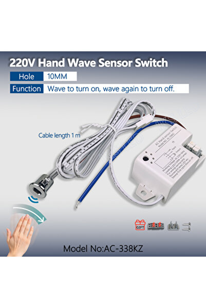 Choice3 مفتاح استشعار باللمس AC-338KZ 220V، قطعة واحدة، للتحكم في باب مفرد / ...