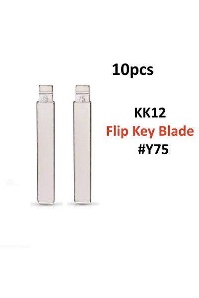 Choice 10 قطع 10/20 20 قطعة KK12 شفرة مفتاح قابل للطي KD Y-75# Y75 لسيارات كي...