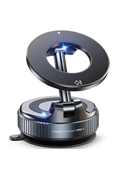 Choice حامل هاتف مغناطيسي أسود قابل للتعديل بزاوية 360 درجة، يعمل بتقنية الشف...