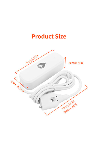 Choice كاشف تسرب المياه بتقنية Zigbee Tuya، مستشعر تسرب المياه بتقنية الواي ف...