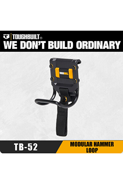 Choice حامل مطرقة TOUGHBUILT TB-52 المعياري، مصنوع من الفولاذ المتين، يُثبت ع...