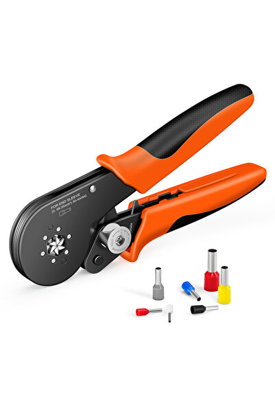 Choice1 SJC8 25-6 Ferrule Crimping Tool Kit Self-adjustable Crimper Plier Set...