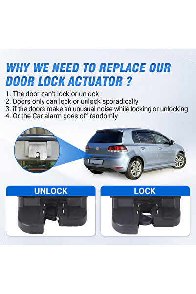 Choice قفل صندوق الأمتعة الخلفي من سي إن سبيد 5K0827505A 1K6827505E 5M0827505...