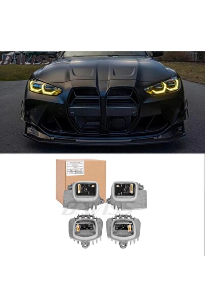 choice2 وحدات إضاءة LED صفراء ليمونية CSL G82 بنسخة أوروبية لسيارات BMW M3 M4...