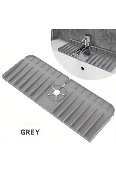 Choice Grey-1PCS Silicone Faucet Mat Dish Soap Sponge Holder Sink Kitchen Cou...