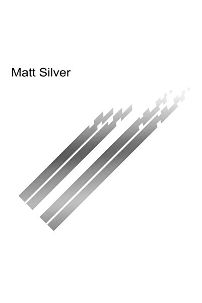 Choice11 ملصقات فينيل فضية غير لامعة لتغطية غطاء محرك السيارة، مناسبة لجميع أ...