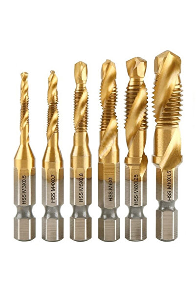 Choice1 مجموعة أدوات حفر وثقب متكاملة من الفولاذ عالي السرعة 4341 مطلية بالتي...