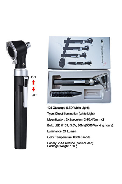 Choice 10J Otose - Ear Se with Light, Ear Infection Detector, Pket Size (Blac...