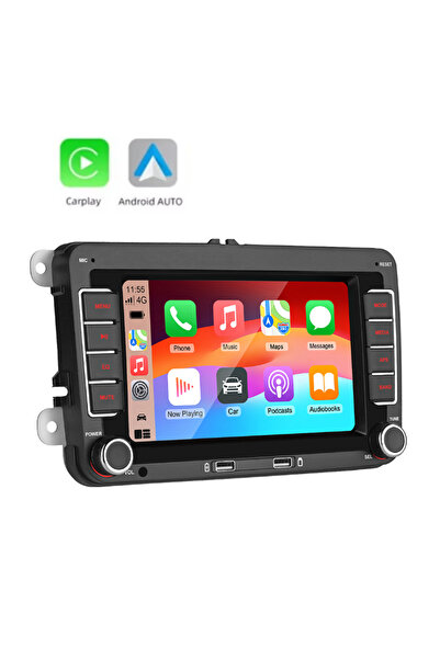 Choice راديو مركزي متعدد الوسائط للسيارة من فولكس فاجن، شاشة 7 بوصة، ثنائي DI...