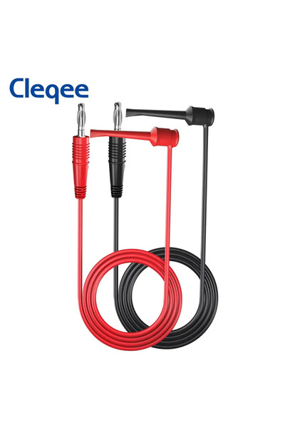 Choice1 مجموعة أسلاك اختبار Cleqee P1039 (قطعتان) بمشبك توصيل على شكل موزة 4 ...