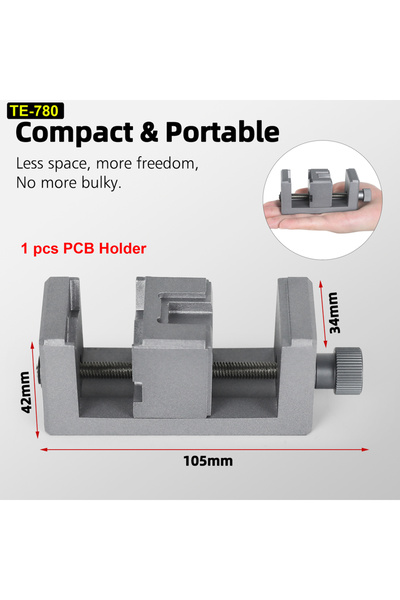Choice حامل لوحة الدوائر المطبوعة القابل للتعديل TE-780 من تولور، أداة مساعدة...