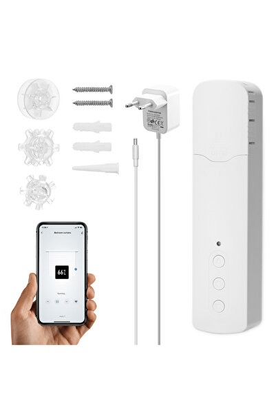 Choice1 EU Plug Tuya WIFI Smart Electric Curtain Motor Chain Roller Blinds Pu...