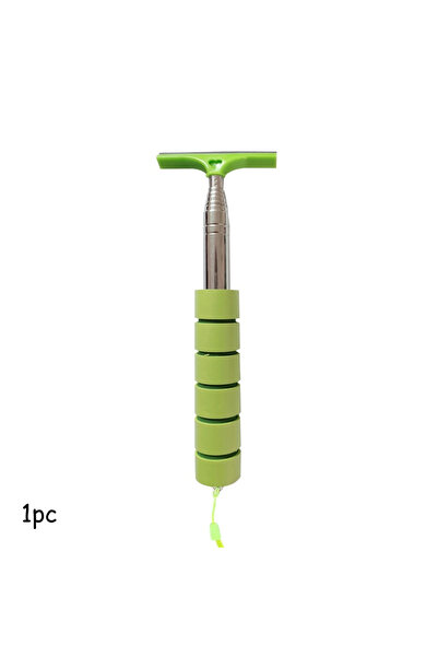 Choice4 أداة مسح مرايا تلسكوبية خضراء قطعة واحدة - فرشاة تنظيف نوافذ من الفول...