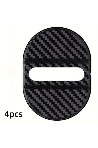 Choice أسود - 4 قطع YITAPE 4 قطع لوحة حماية أبواب السيارة من ألياف الكربون، و...