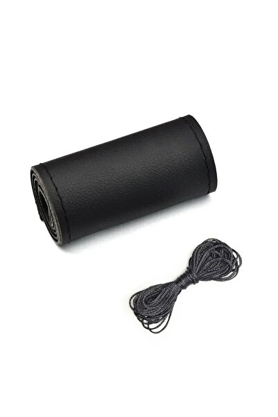 choice2 Black(NO Hole)-1PC Car Steering Wheel Braid Cover Black Artificial Le...