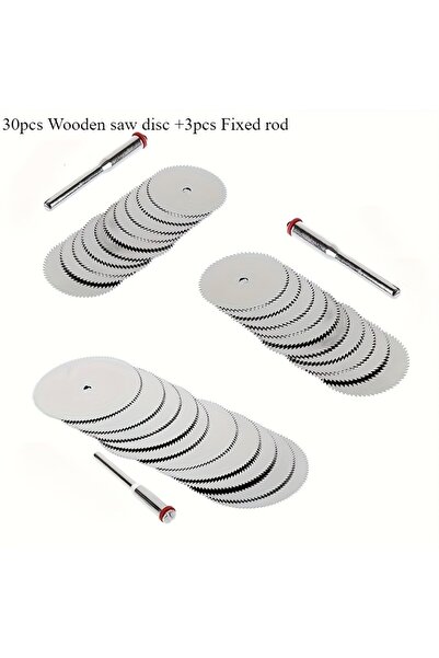 Choice 33 قطعة/مجموعة أقراص قطع صغيرة دقيقة لأعمال النجارة مع وصلة 3 مم لقطع ...