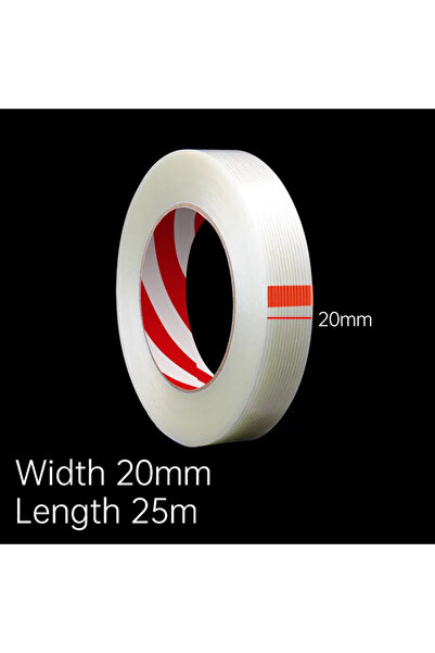 choice2 25M 20mm Width 25mStriped Fiber Tape Lithium Battery Pack Insulation ...