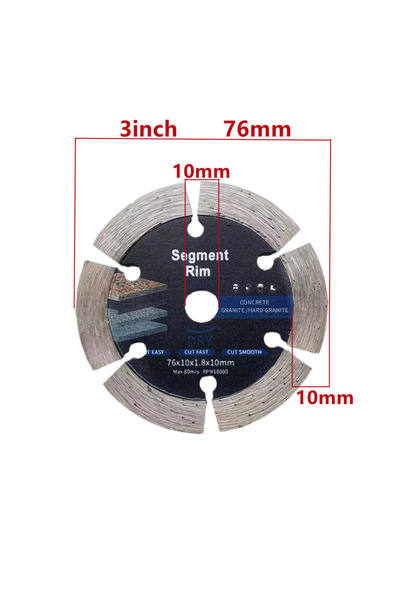 choice2 1Pcs 76mm Stone Cutting Disc Mini Saw Blade76mm Diamond Cutting Blad ...