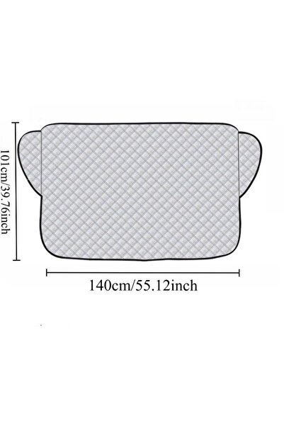 Choice غطاء زجاج أمامي للسيارة مناسب لجميع الفصول، لحماية السيارة من البرد وا...