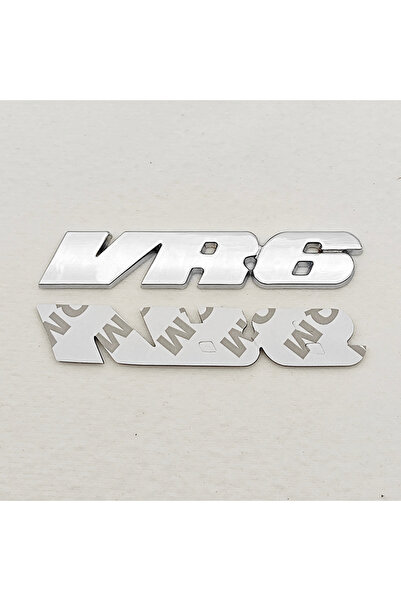 Choice VR6 Chrome 3D Metal Chrome Zinc Alloy Car Styling Logo VR6 Badge Body ...