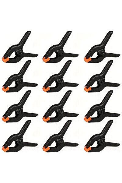 Choice 3 Inch 12pcs 12pcs Heavy-Duty Plastic Spring Clips | 3-Inch Mini Backg...
