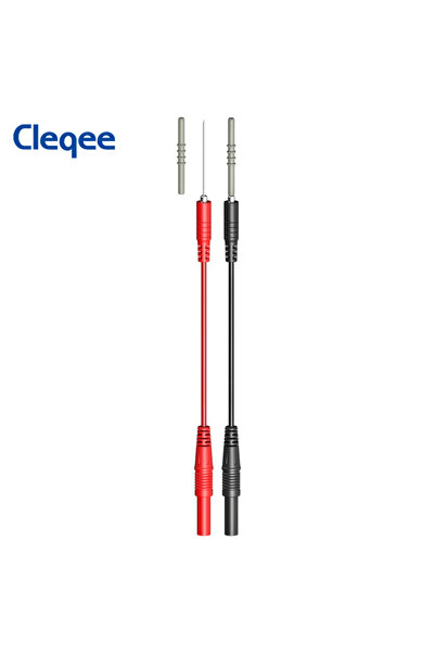 Choice P80021-2C-2PCS Cleqee P80021 أسلاك تمديد مسبار الاختبار، 4 مم موصل أنث...