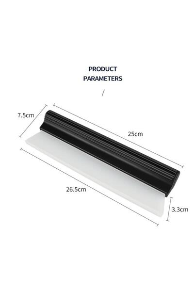 Choice black Non-Scratch Flexible Soft Silicone Handy Squeegee Car Water Wipe...