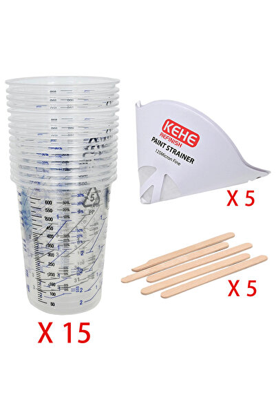 Choice عبوة من 15 كوب قياس للاستخدام مرة واحدة سعة 20 أونصة (600 مل - 20 أونص...