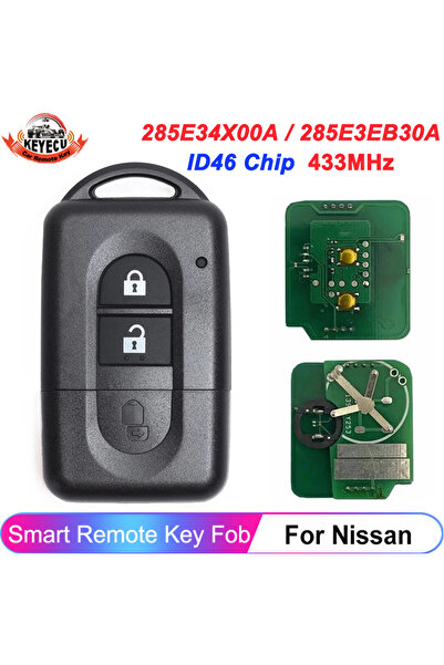 Choice1 مفتاح تحكم عن بعد بدون مفتاح مزود بشريحة ID46 بتردد 433 ميجاهرتز (ID4...