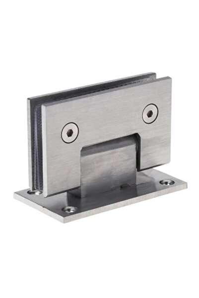 Choice Silver Stainless steel bathroom clip shower room glass door hinge fram...