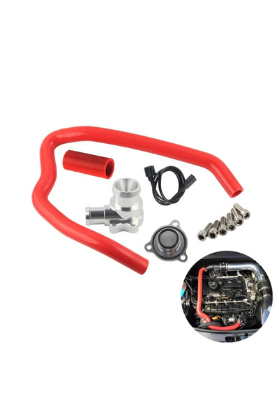 choice2 صمام تحويل تفريغ التوربو الأوتوماتيكي مع خرطوم أحمر، مناسب لتحويل سيا...