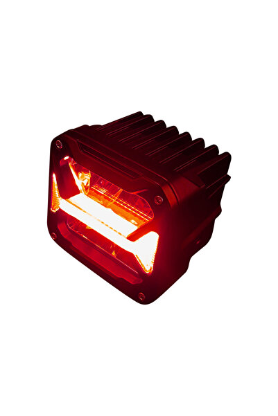 Choice1 White Red A204 dual color daytime running light fog light 3000K 6000K...