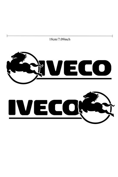 Choice 2 قطعة ناقل حركة أوتوماتيكي أسود من الفينيل لسيارة Iveco، 2 قطعة، رسم ...