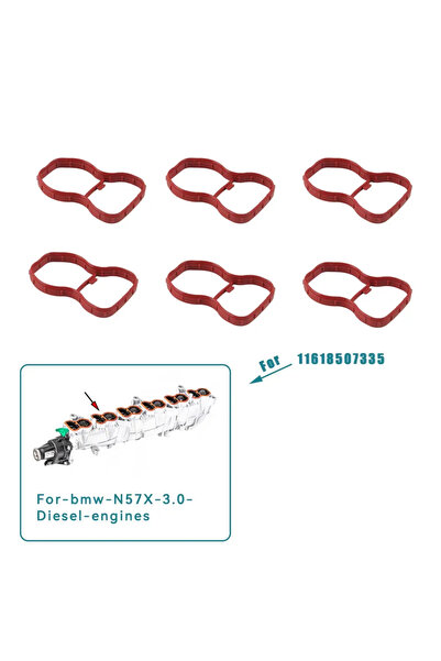 Choice حشوات سدادة صمام دوامة مع حشية لمشعب سحب الهواء لمحركات الديزل سعة 3.0...