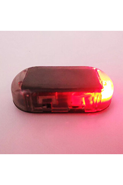 Choice Red Car Fake Security Light Solar Powered Simulated Dummy Alarm Wirele...