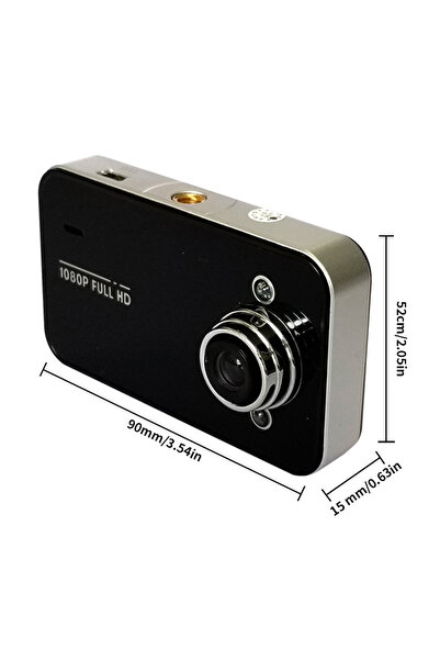 Choice كاميرا سيارة سوداء بدقة 1080P عالية الوضوح بالكامل، تسجيل متواصل، كامي...