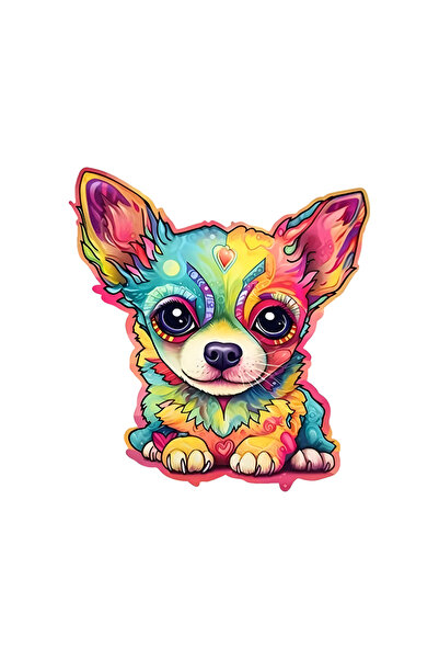 Choice ملصق كلب شيواوا مقاس 13×14 سم JT153-PVC-13x14 سم، أضف بعض المرح إلى سي...