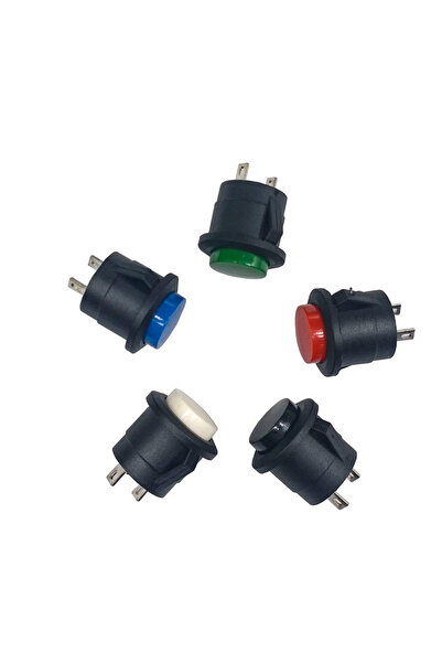 Choice3 Red 10pcs/lot R13-507K 16mm Buckle Lkless 250V 3A Push Button Switch ...