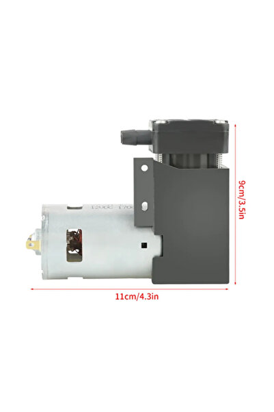 Choice مضخة تفريغ صغيرة بدون زيت تعمل بتيار مستمر 12 فولت - 85 كيلو باسكال 40...