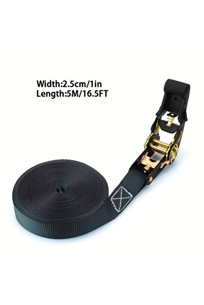 Choice1 أشرطة شد للشاحنات بطول 5 أمتار (16.5 قدم/9.8 قدم/4.9 قدم). شدادات أوت...