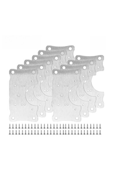 Choice 10pcs and 60screws 2/6/10packs Fastener hinges with screws, used to re...