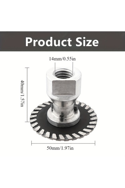 Choice 1 pc 50mm M14 Flange Cutting Disc 2 Inch Ceramic Blade for Granite Mar...