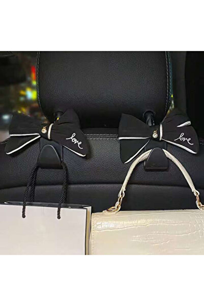 Choice1 خطافان أسودان لتخزين مسند رأس السيارة، خطافان مزخرفان لتعليق ظهر مقعد...